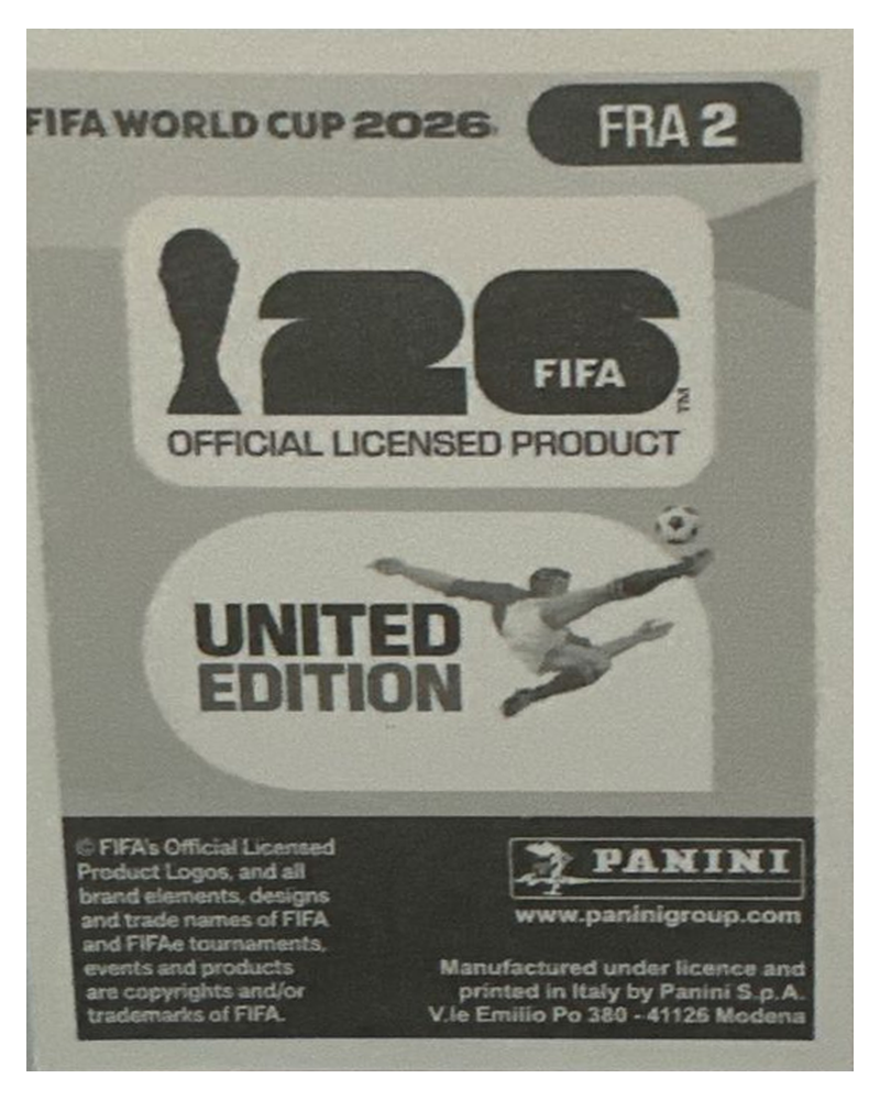Panini FIFA WM 2026 United - FRA 2 - Mike Maignan