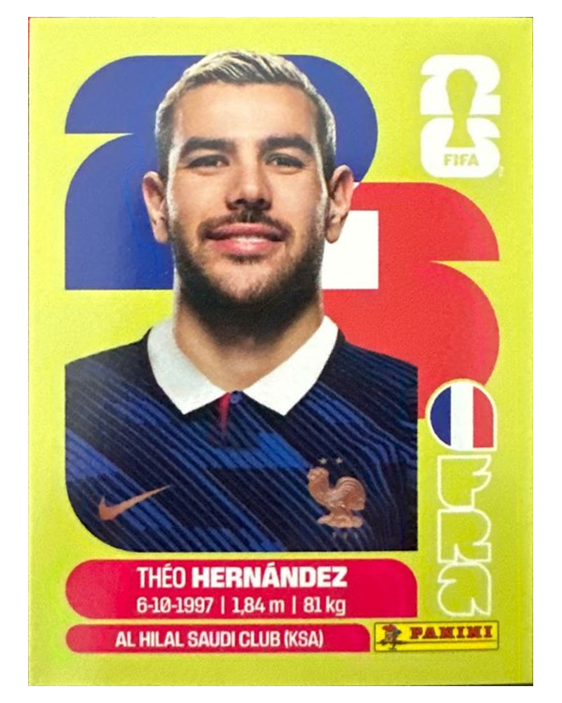 Panini FIFA WM 2026 United - FRA 3 - Theo Hernandez