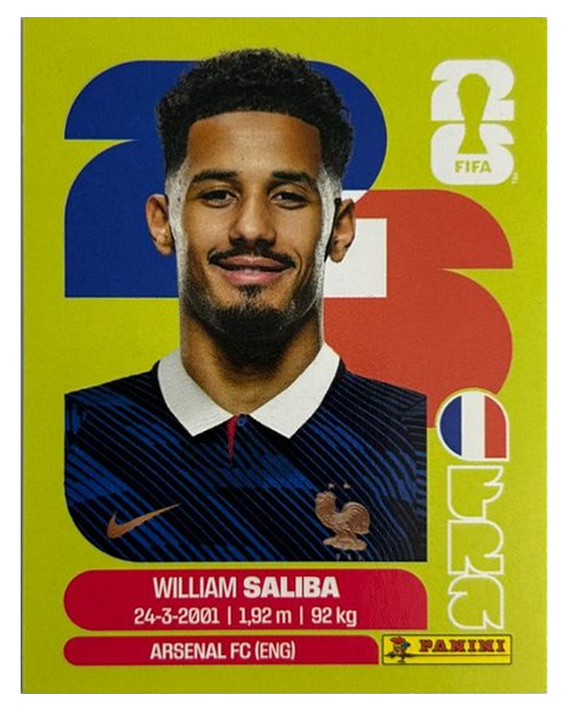 Panini FIFA WM 2026 United - FRA 4 - William Saliba