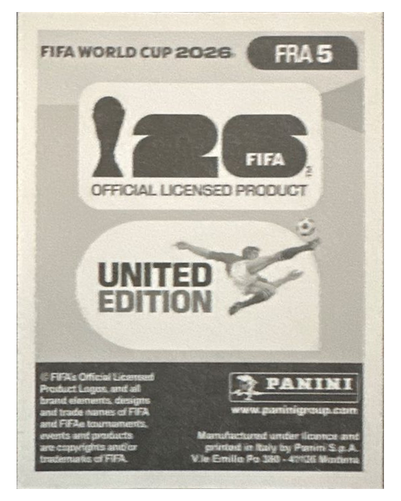 Panini FIFA WM 2026 United - FRA 5 - Jules Kounde