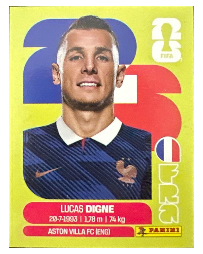 Panini FIFA WM 2026 United - FRA 8 - Lucas Digne