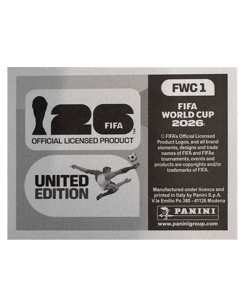 Panini FIFA WM 2026 United - FWC 1 - Official Emblem