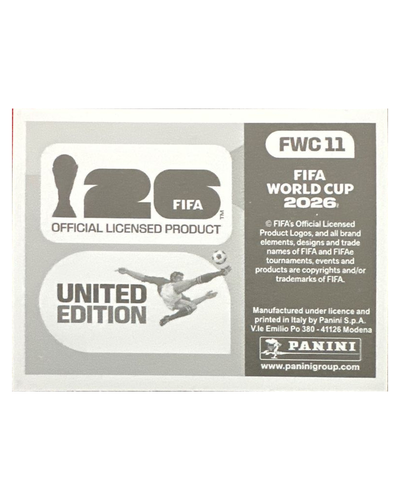 Panini FIFA WM 2026 United - FWC 11 - West Germany 1954