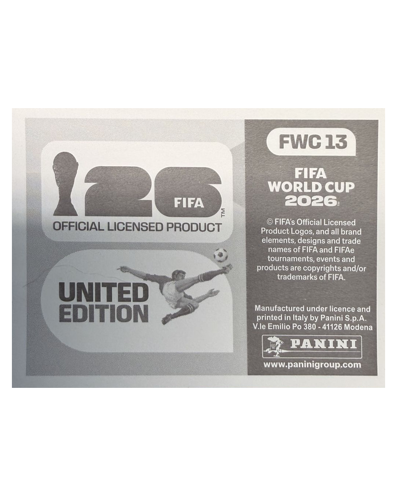 Panini FIFA WM 2026 United - FWC 13 - West Germany 1974