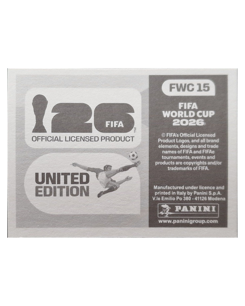 Panini FIFA WM 2026 United - FWC 15 - Brazil 1994