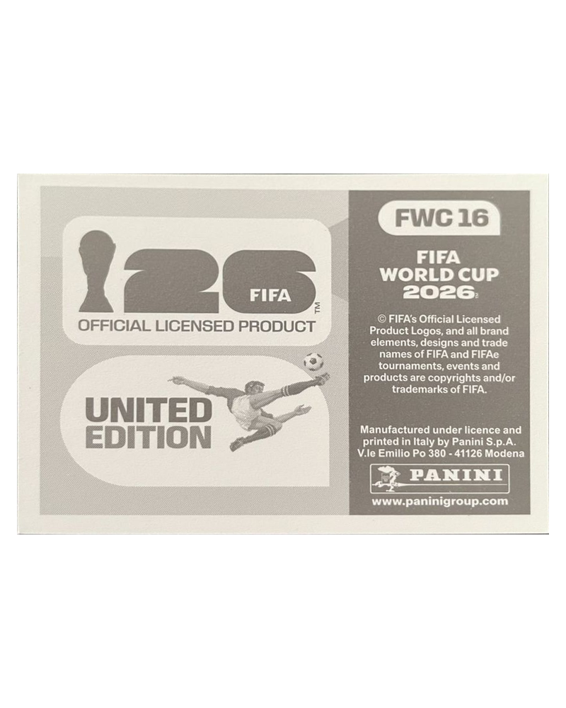 Panini FIFA WM 2026 United - FWC 16 - Brazil 2002