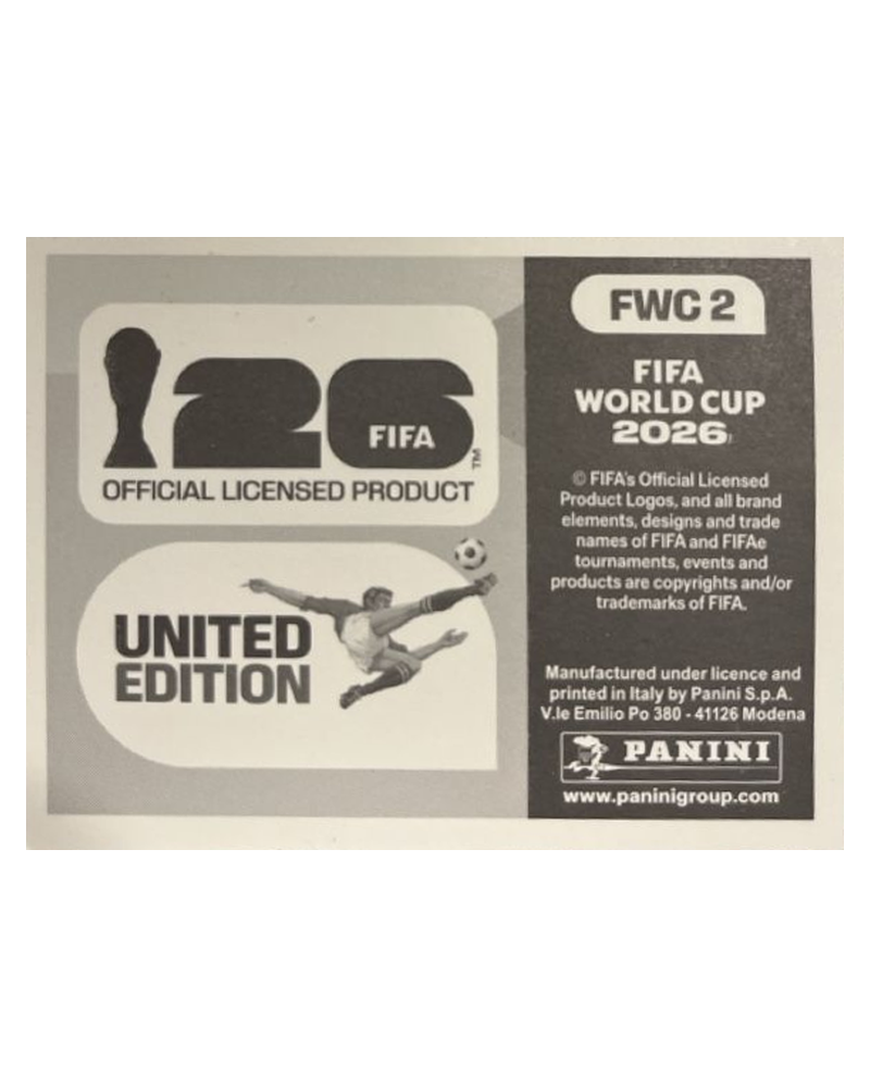 Panini FIFA WM 2026 United - FWC 2 - Official Emblem