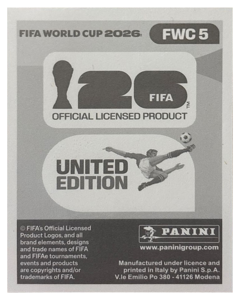 Panini FIFA WM 2026 United - FWC 5 - Official Ball