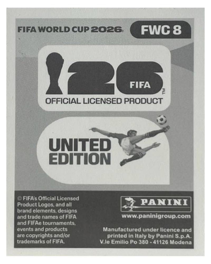 Panini FIFA WM 2026 United - FWC 8 - USA