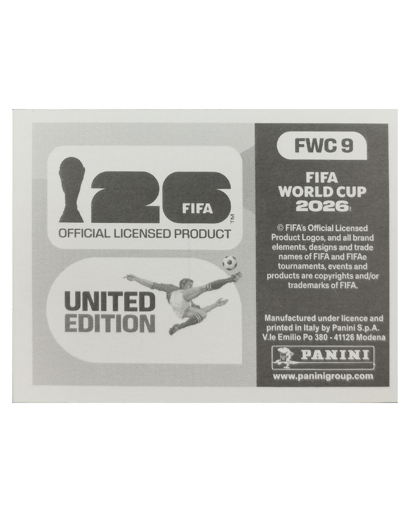 Panini FIFA WM 2026 United - FWC 9 - Italy 1934