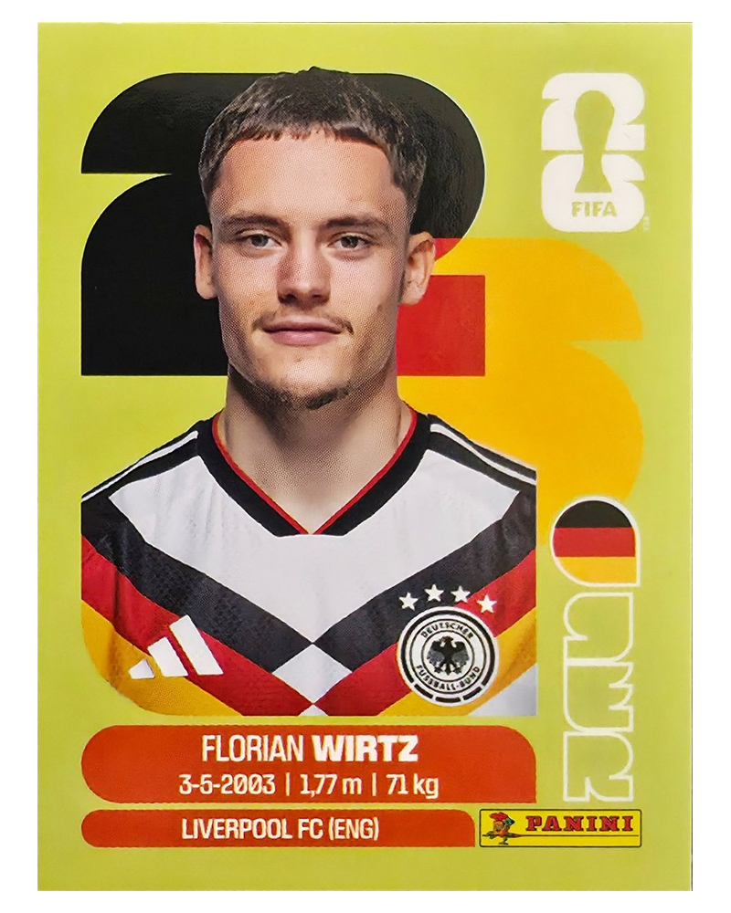 Panini FIFA WM 2026 United - GER 11 - Florian Wirtz