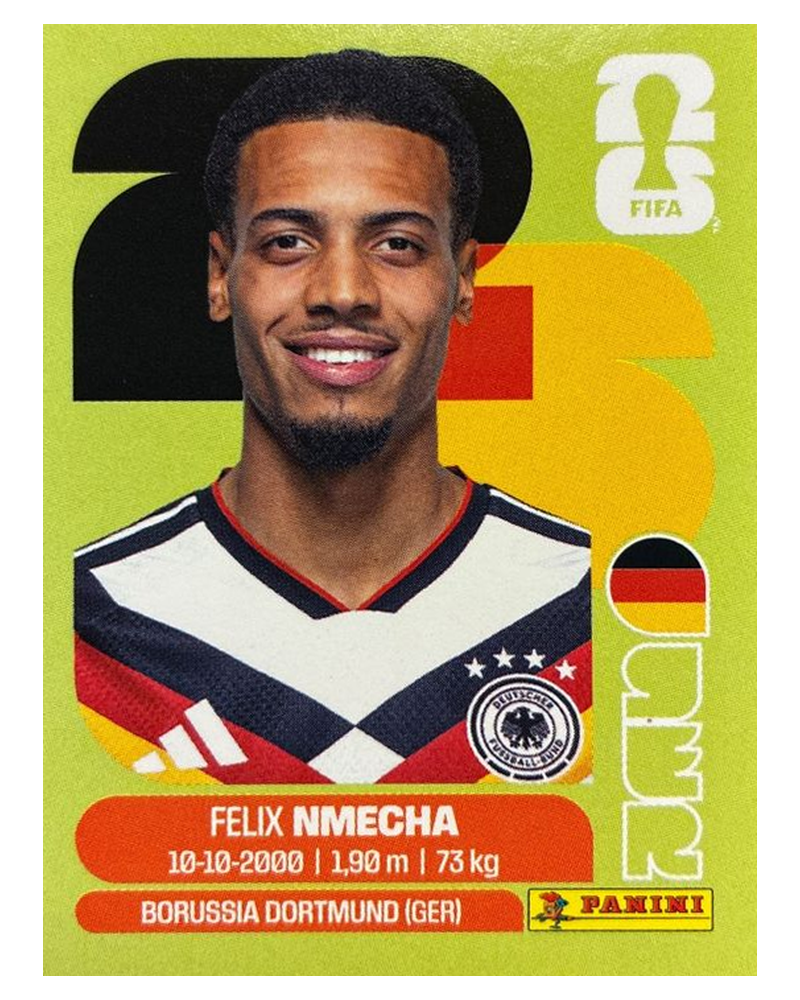 Panini FIFA WM 2026 United - GER 12 - Felix Nmecha