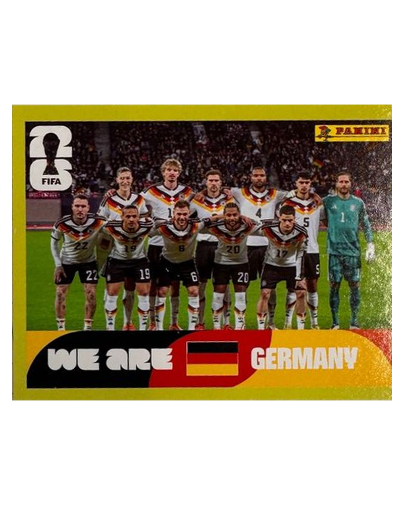 Panini FIFA WM 2026 United - GER 13 - Team Photo