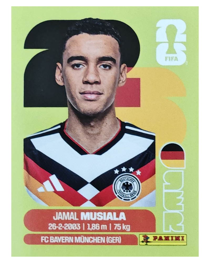 Panini FIFA WM 2026 United - GER 15 - Jamal Musiala