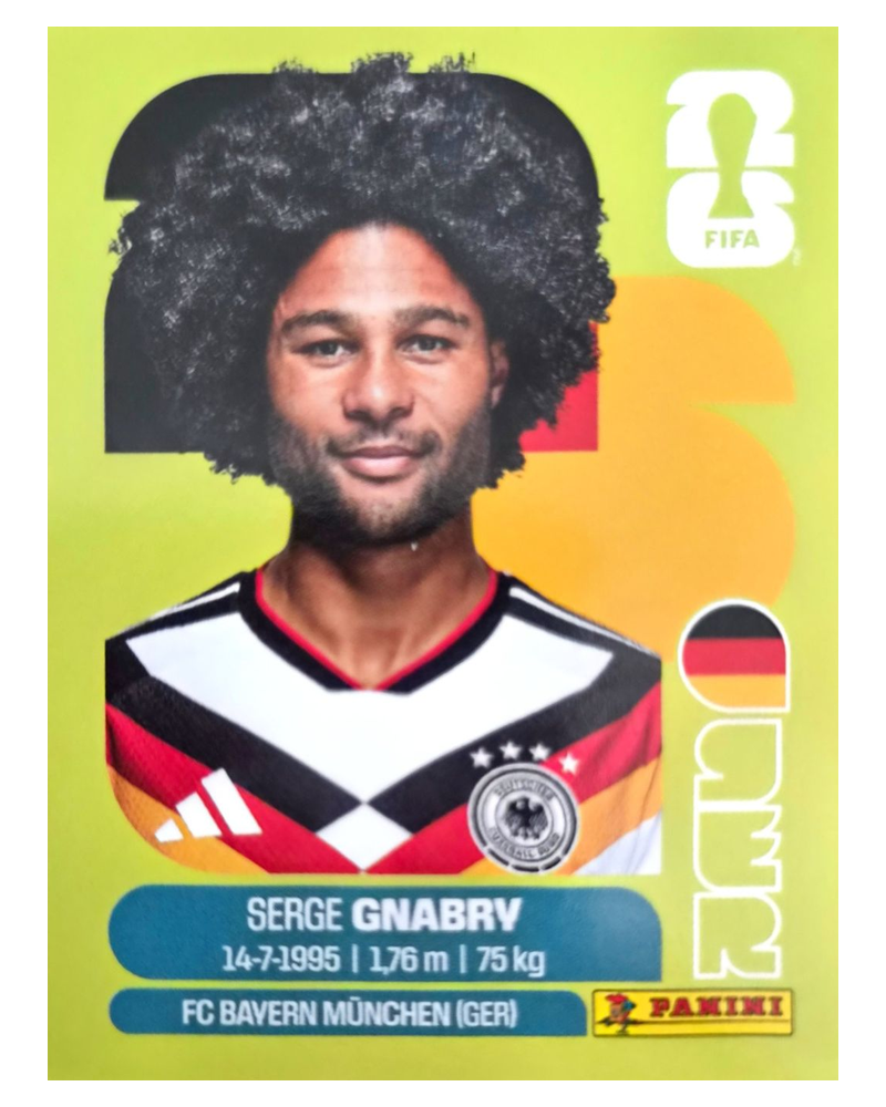 Panini FIFA WM 2026 United - GER 16 - Serge Gnabry