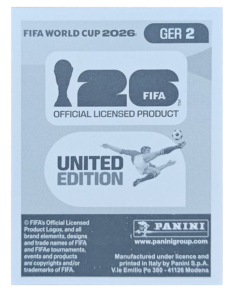 Panini FIFA WM 2026 United - GER 2 - Marc-André ter Stegen