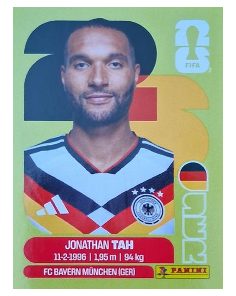 Panini FIFA WM 2026 United - GER 3 - Jonathan Tah
