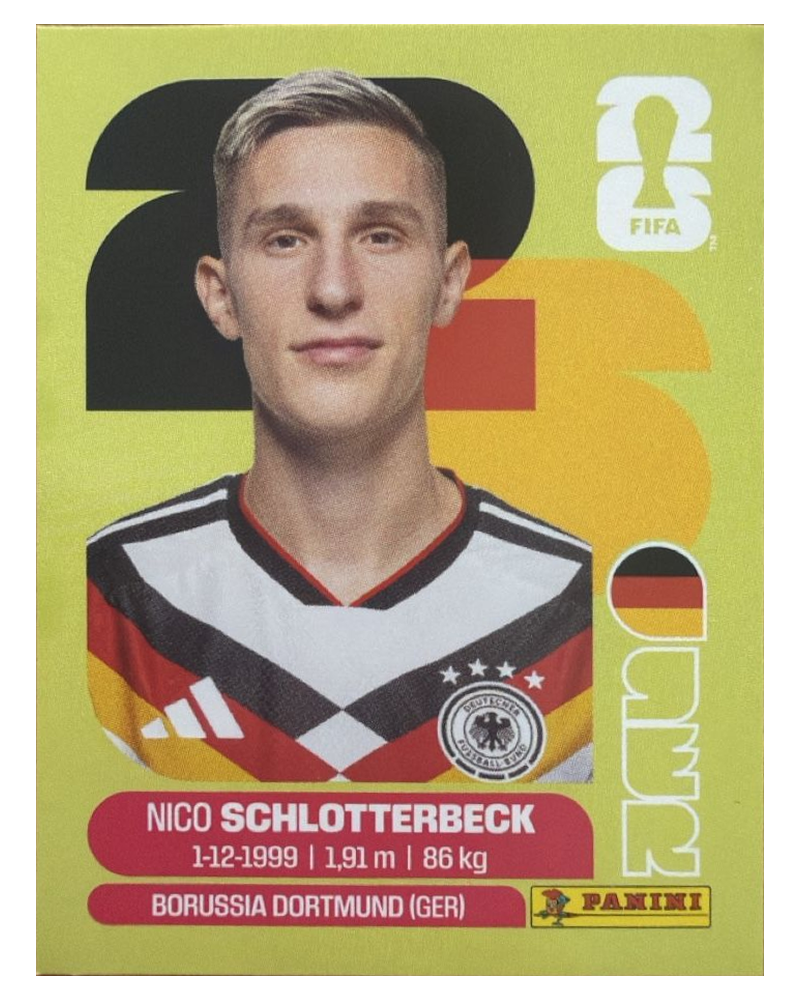 Panini FIFA WM 2026 United - GER 5 - Nico Schlotterbeck