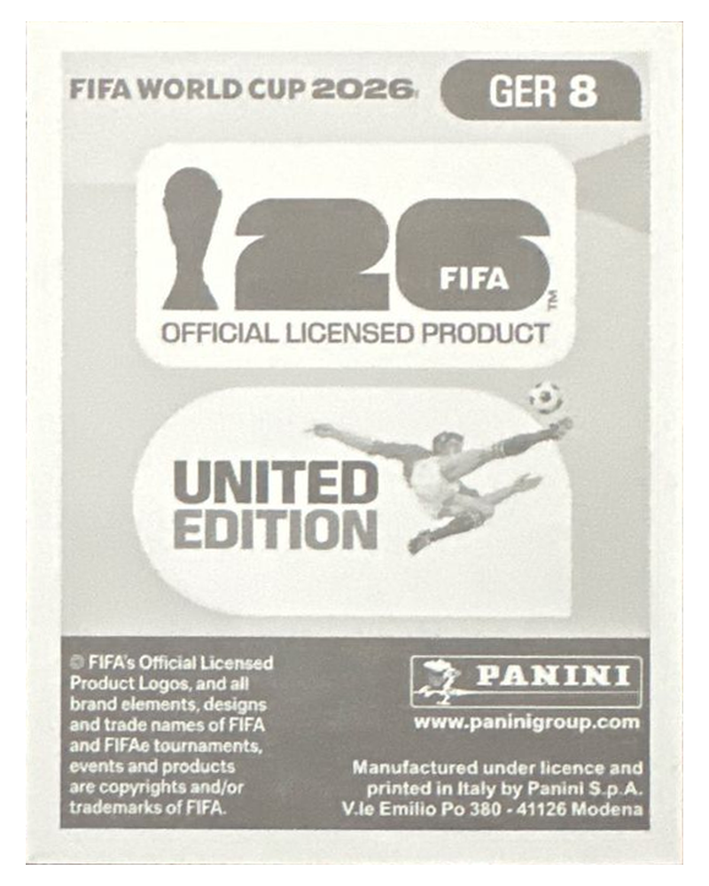 Panini FIFA WM 2026 United - GER 8 - Ridle Baku