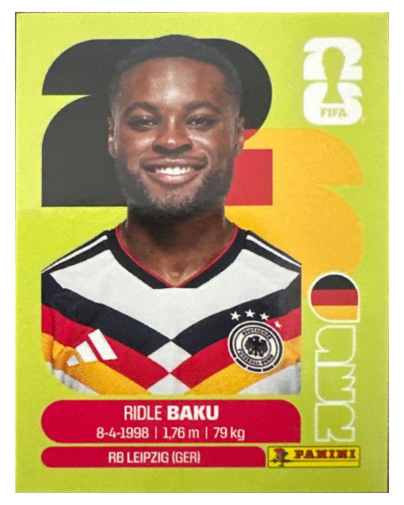 Panini FIFA WM 2026 United - GER 8 - Ridle Baku