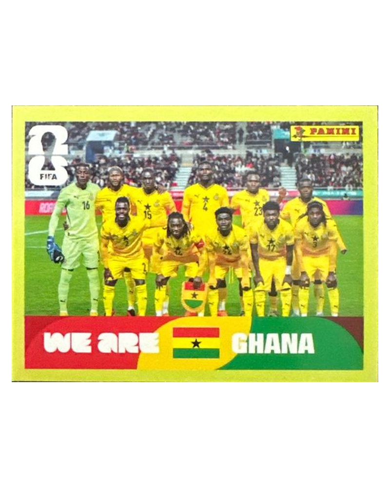 Panini FIFA WM 2026 United - GHA 13 - Team Photo