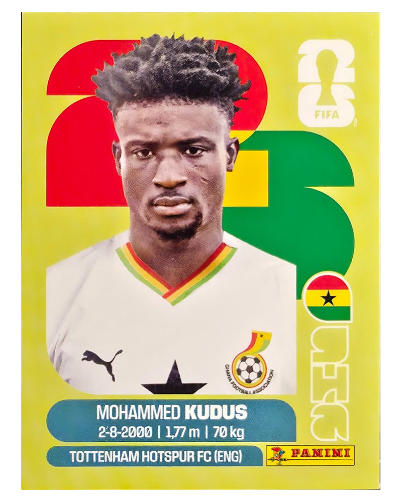 Panini FIFA WM 2026 United - GHA 14 - Mohammed Kudus