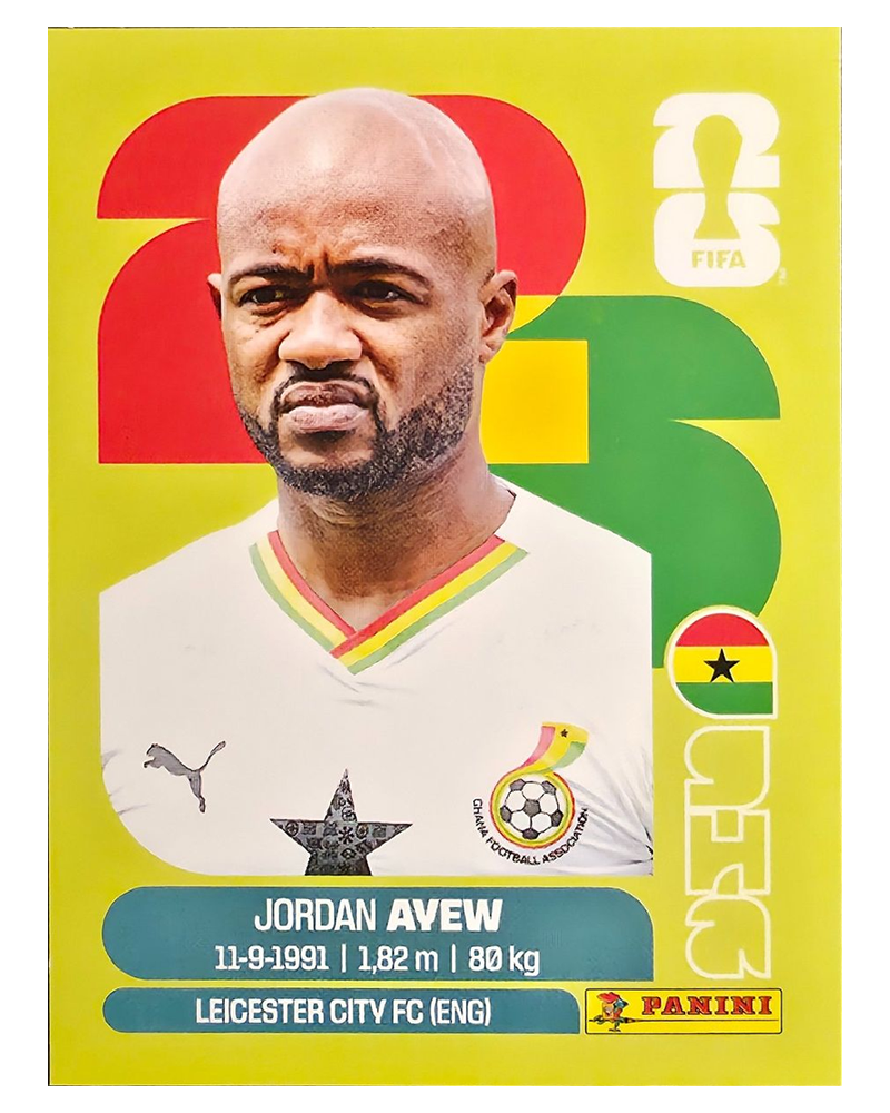 Panini FIFA WM 2026 United - GHA 16 - Jordan Ayew