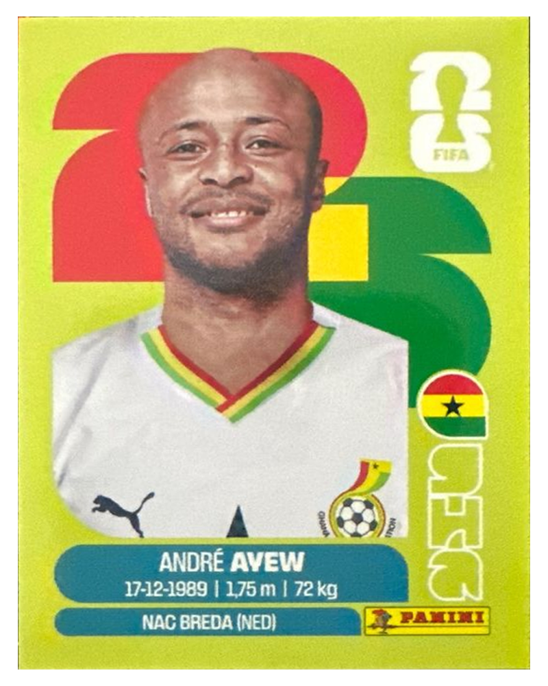 Panini FIFA WM 2026 United - GHA 17 - Andrew Ayew