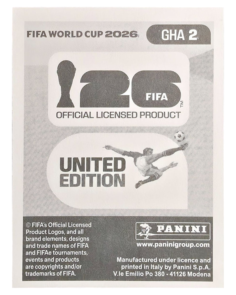 Panini FIFA WM 2026 United - GHA 2 - Lawrence Ati Zigi