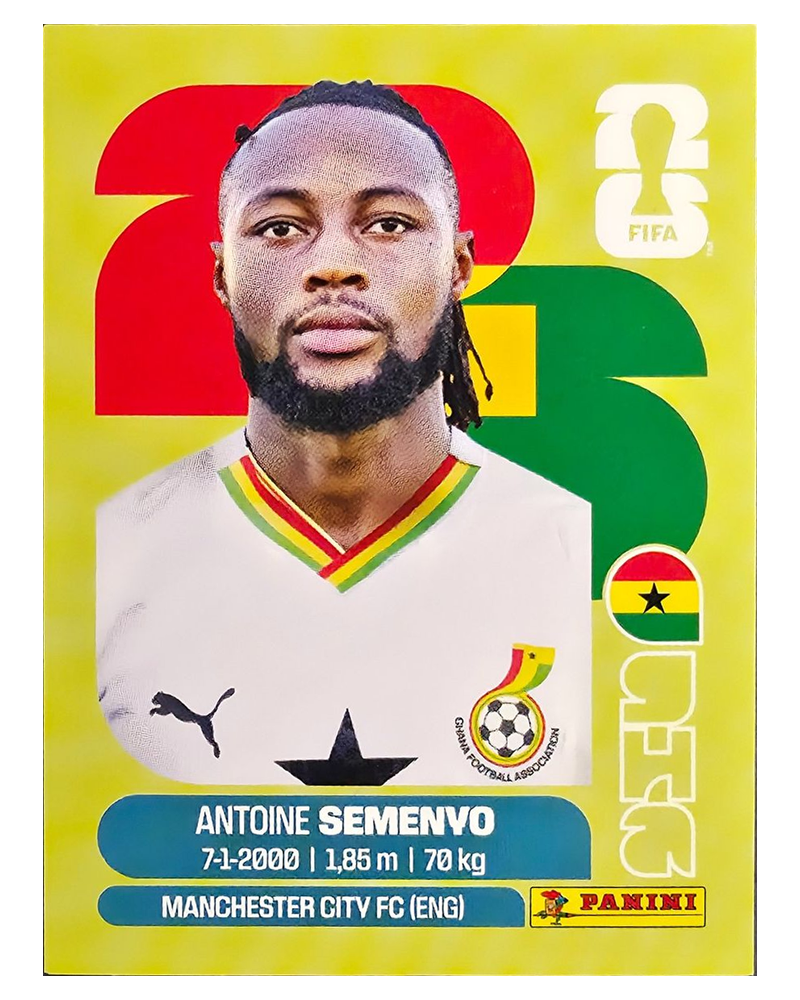 Panini FIFA WM 2026 United - GHA 20 - Antoine Semenyo