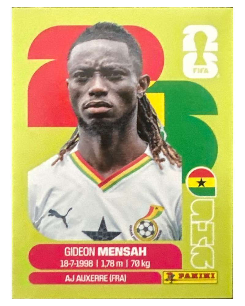 Panini FIFA WM 2026 United - GHA 7 - Gideon Mensah