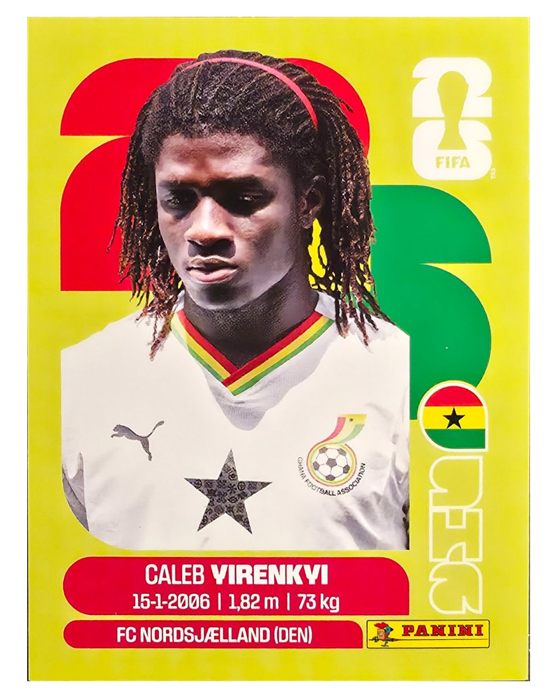 Panini FIFA WM 2026 United - GHA 8 - Caleb Yirenkyi