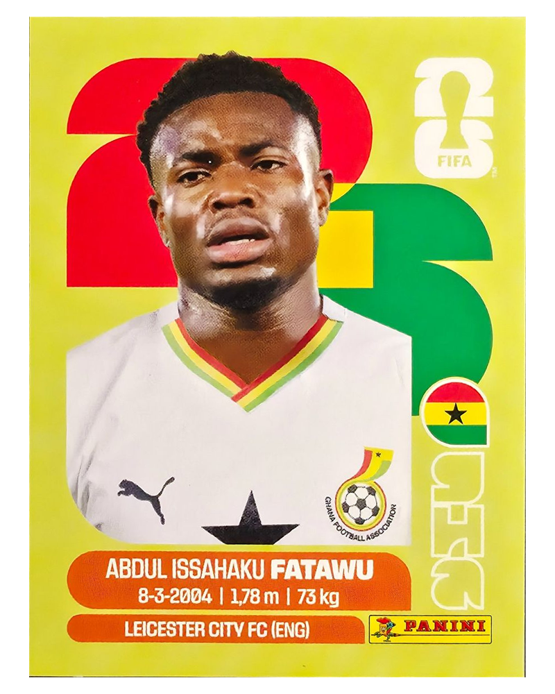 Panini FIFA WM 2026 United - GHA 9 - Abdul Issahaku Fatawu