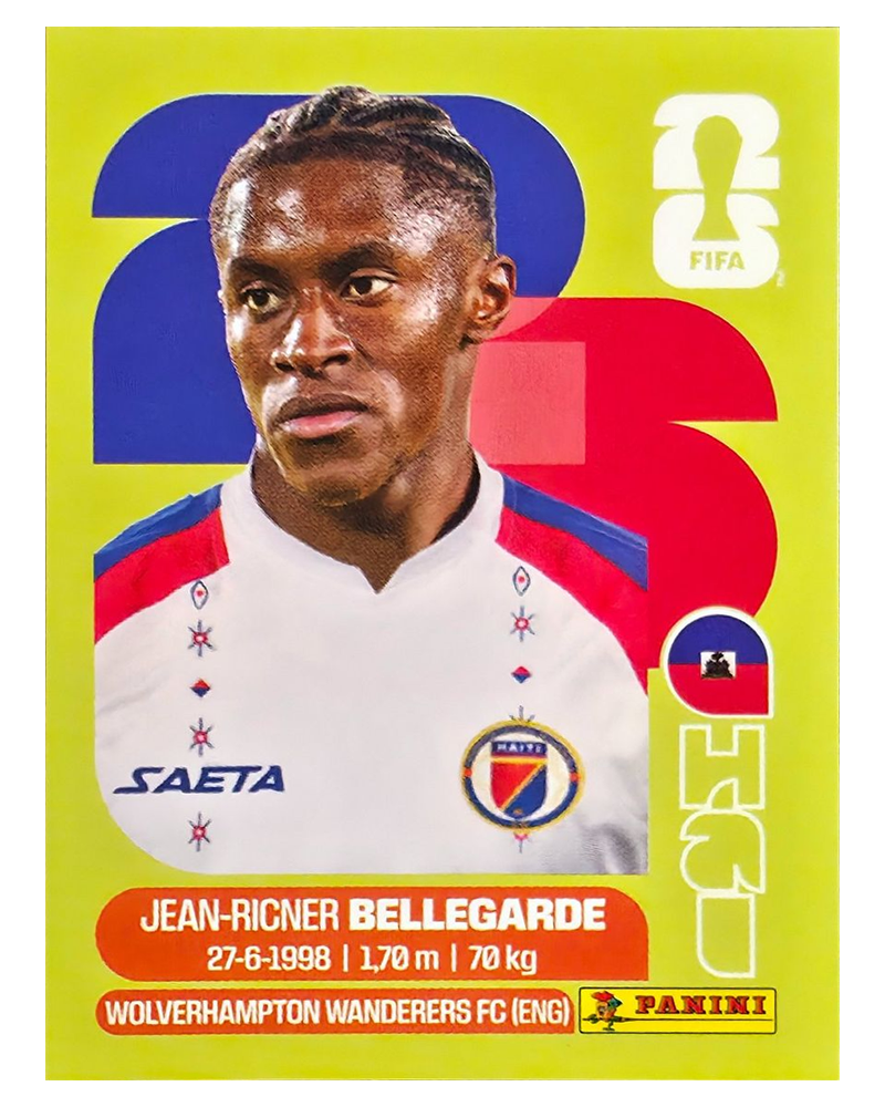 Panini FIFA WM 2026 United - HAI 12 - Jean-Ricner Bellegarde