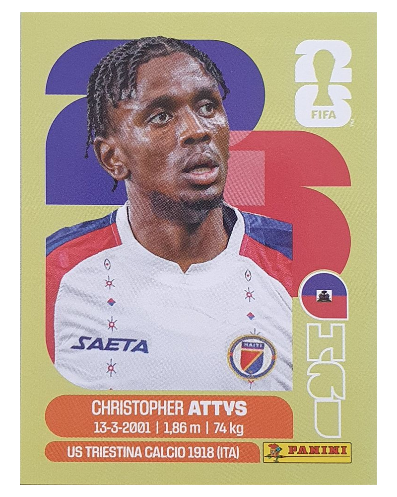 Panini FIFA WM 2026 United - HAI 14 - Christopher Attys
