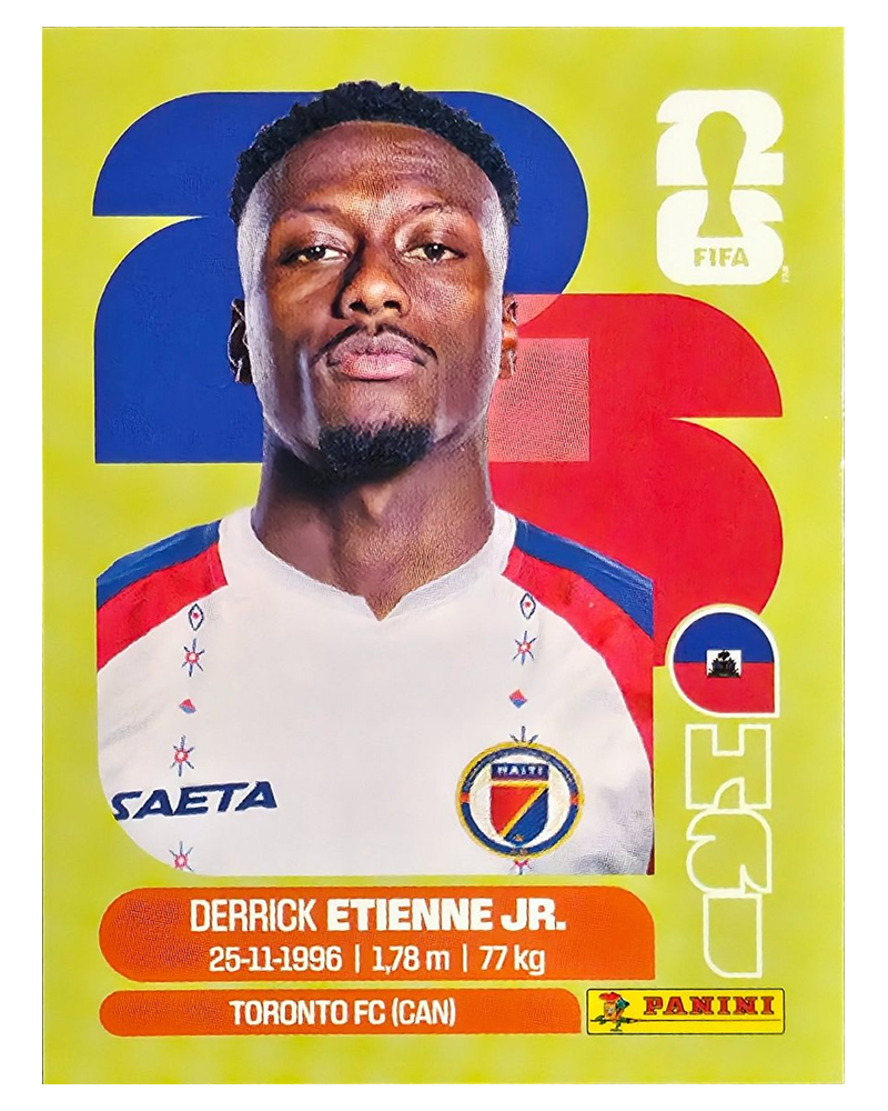 Panini FIFA WM 2026 United - HAI 15 - Derrick Etienne Jr