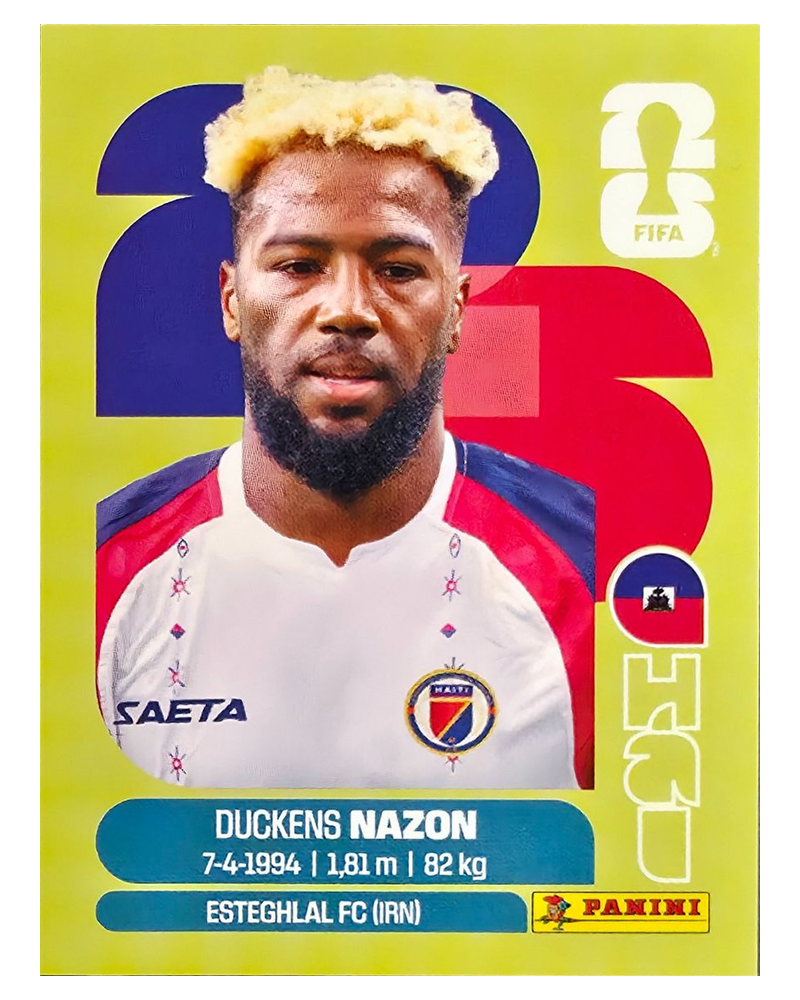 Panini FIFA WM 2026 United - HAI 18 - Duckens Nazon