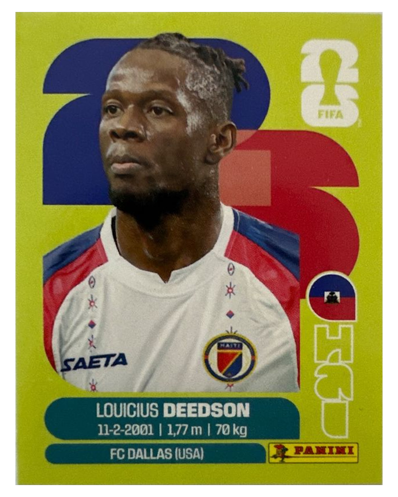 Panini FIFA WM 2026 United - HAI 19 - Louicius Deedson