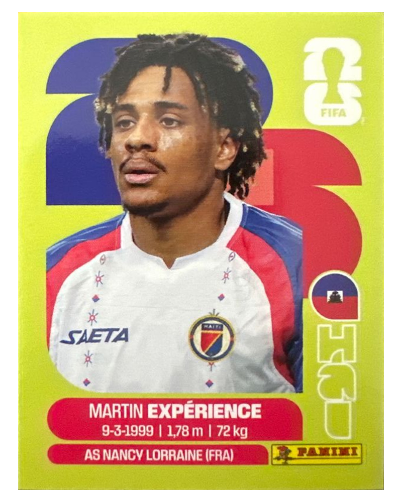 Panini FIFA WM 2026 United - HAI 4 - Martin Expérience Vorderseite