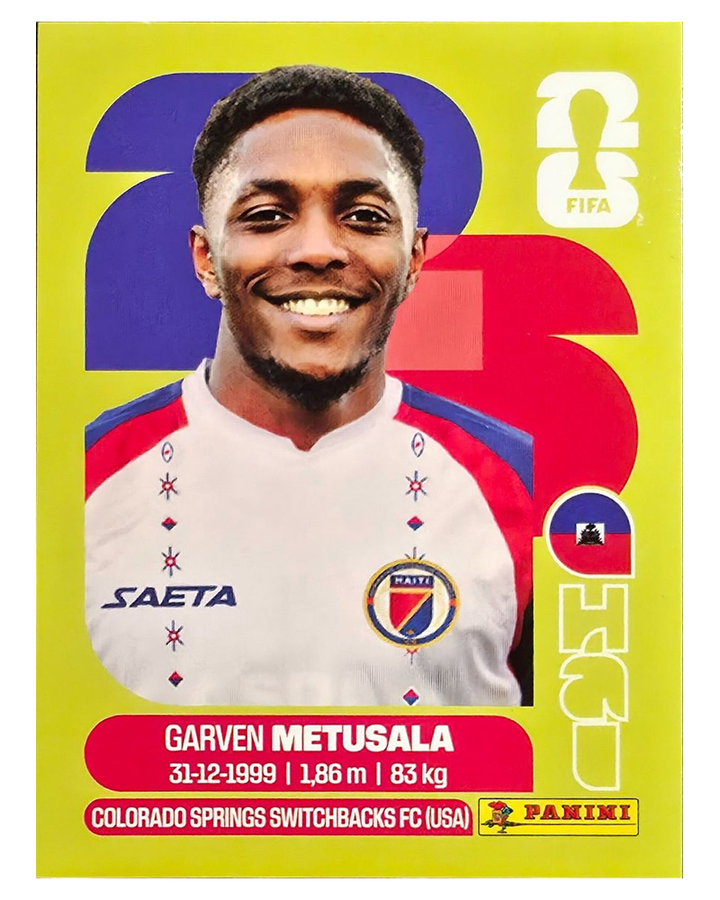 Panini FIFA WM 2026 United - HAI 8 - Garven Metusala