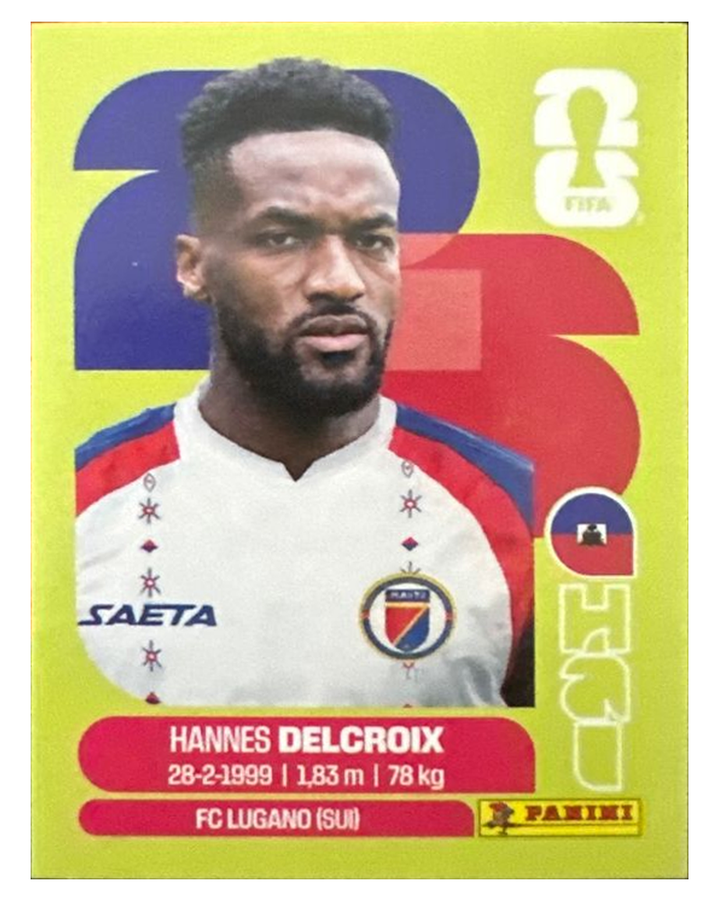 Panini FIFA WM 2026 United - HAI 9 - Hannes Delcroix