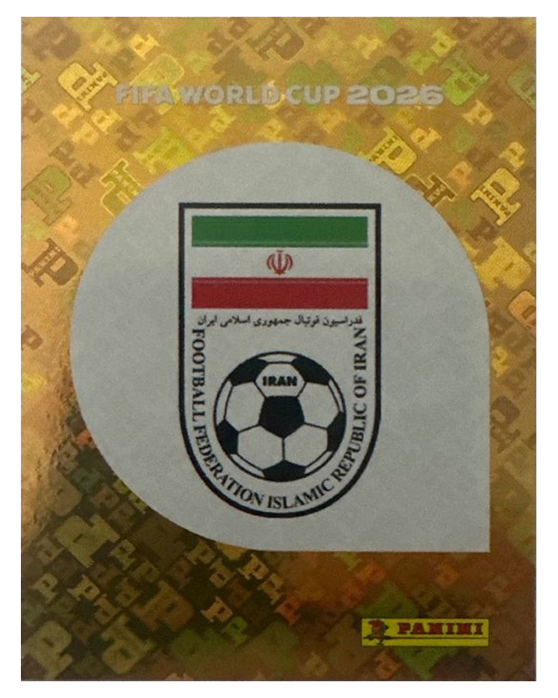 Panini FIFA WM 2026 United - IRN 1 - Team Logo