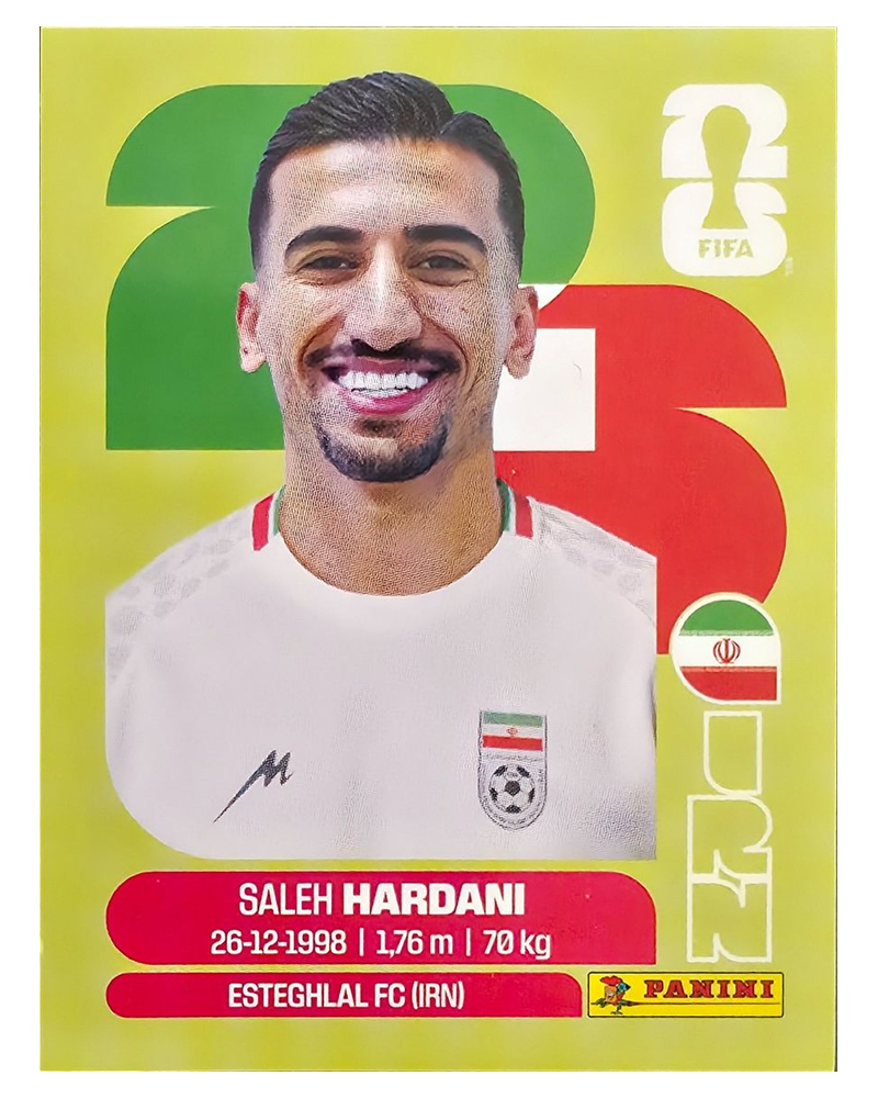 Panini FIFA WM 2026 United - IRN 10 - Saleh Hardani