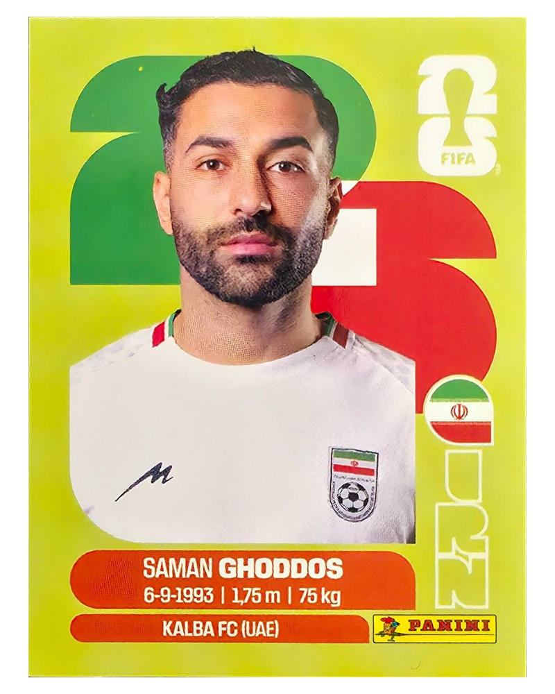 Panini FIFA WM 2026 United - IRN 12 - Saman Ghoddos