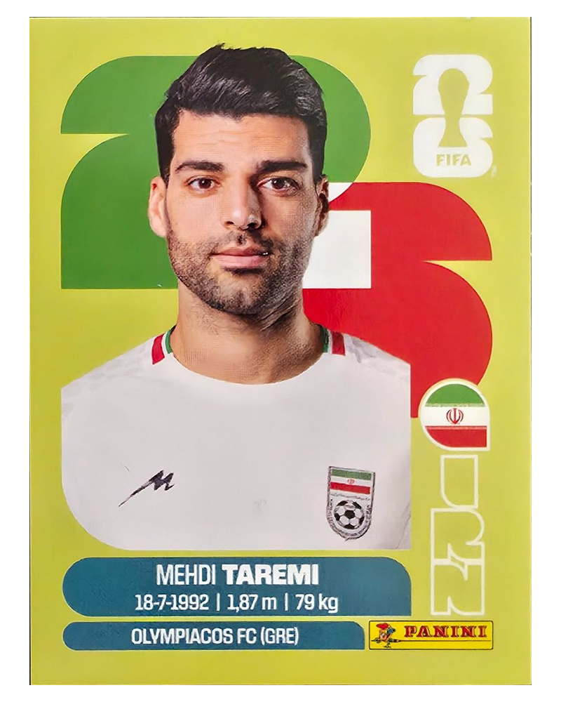 Panini FIFA WM 2026 United - IRN 18 - Mehdi Taremi