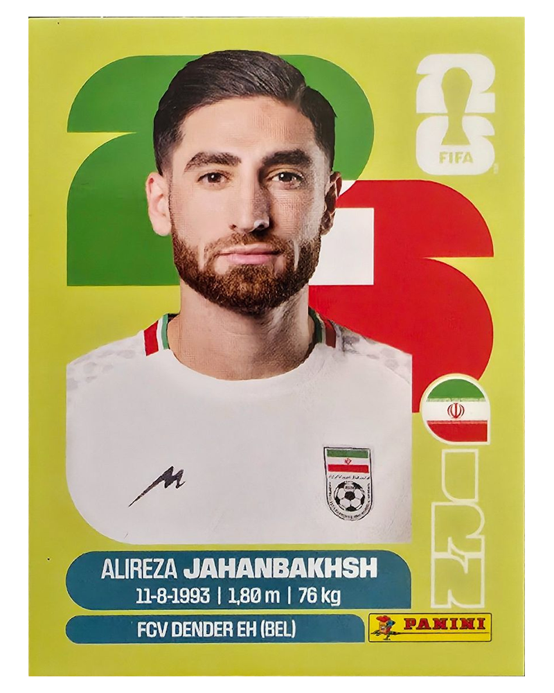 Panini FIFA WM 2026 United - IRN 19 - Alireza Jahanbakhsh