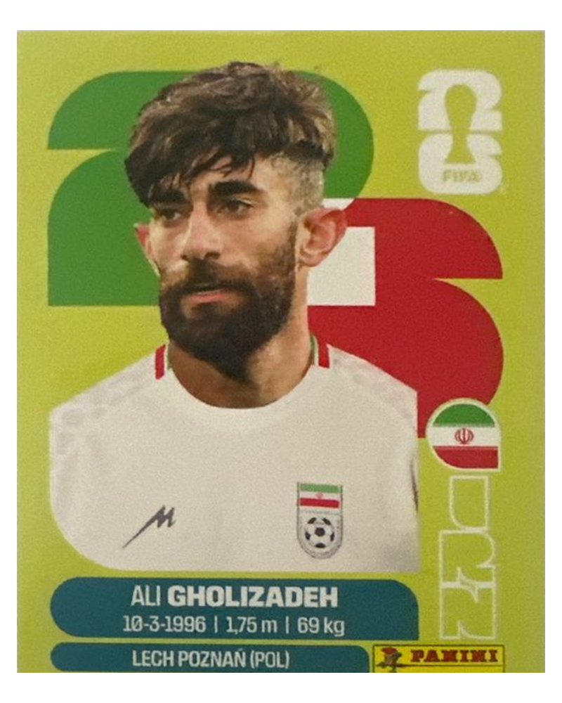Panini FIFA WM 2026 United - IRN 20 - Ali Gholizadeh