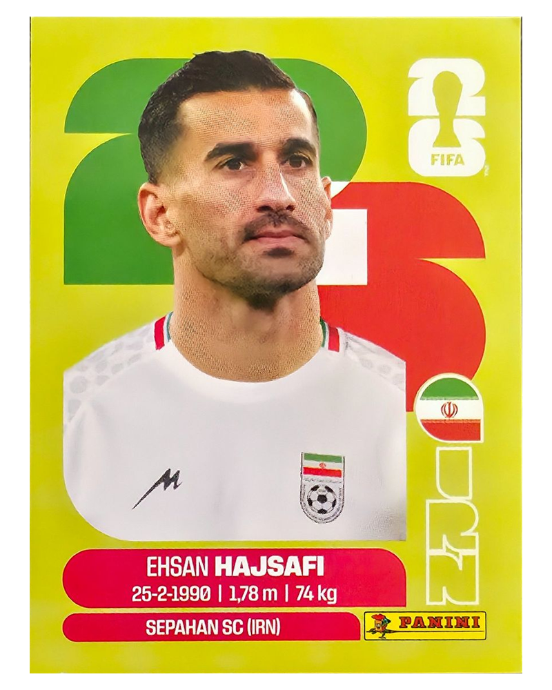 Panini FIFA WM 2026 United - IRN 4 - Ehsan Hajsafi