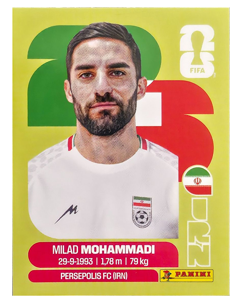 Panini FIFA WM 2026 United - IRN 5 - Milad Mohammadi