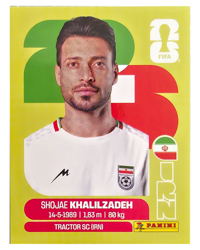 Panini FIFA WM 2026 United - IRN 6 - Shojae Khalilzadeh